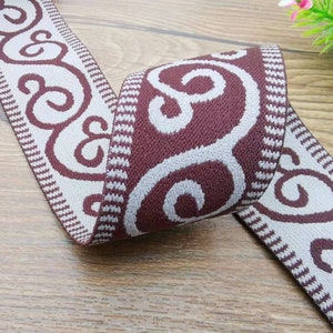 1.5 Inch 40mm Jacquard Elastic band, Waistband Elastic, Sewing Elastic, Clothing accessories-1 Yard