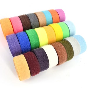 1Pair 2CM Hook and Loop Adhesive Fastener Tape Sewing Tools Polyester Magic Sticker Adesivo Dual Lock Tape No Glue image 1