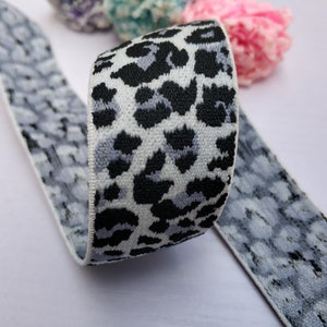 NC Elastic Band Leopard Print - 20 Yards Gummiband Für Nähen Und Basteln
