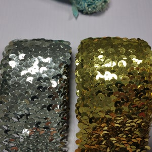 2.5 inch 60mm Sequined Elastic Band ,Soft Waistband Elastic, Elastic Trim,Sewing Elastic,Clothing Accessories 1yard