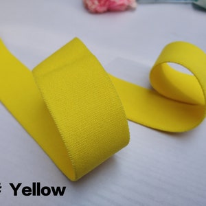 30mm Wide Colored Soft Elastic Band, Elastic Trim, Elastic Ribbon, Sewing Elastic,Clothing accessories-1 Yard image 6