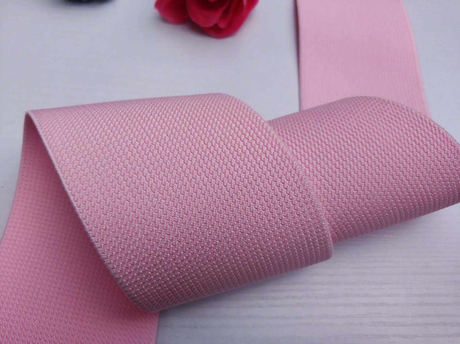 3inch 75mm Wide Colored Double-side Twill Elastic Band, Elastic Trim ...