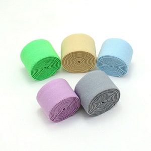 30mm Wide Colored Soft Elastic Band, Elastic Trim, Elastic Ribbon, Sewing Elastic,Clothing accessories-1 Yard image 2