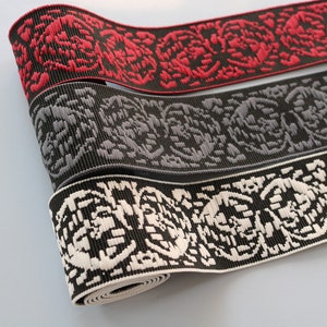 2Inch 50mm Wide Jacquard Elastic Band, Elastic Trim, Waistband Elastic,Sewing Elastic,Clothing accessories-1 Yard