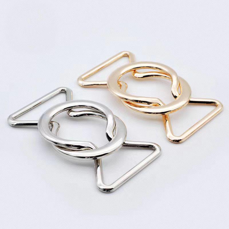 Metallic Loop Buckle 1 Piece 20mm-38mm (1.5 Inch) Decorative Closure Buckles / Gold /silver ...