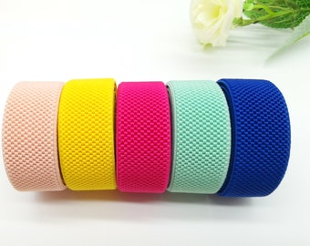 1Inch 25mm Wide Colored Watch Elastic Band, Watch Strap, Elastic Trim, Elastic Ribbon, Sewing Elastic,Clothing accessories-1 Yard