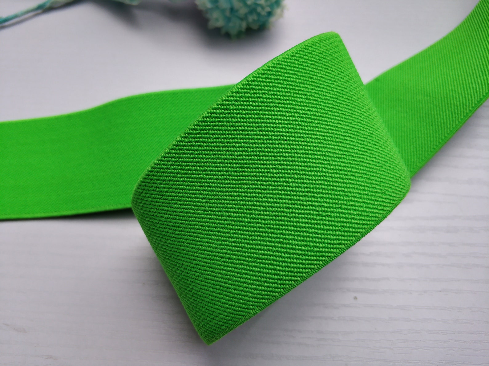 3inch 75mm Wide Colored Double-side Twill Elastic Band, Elastic Trim ...