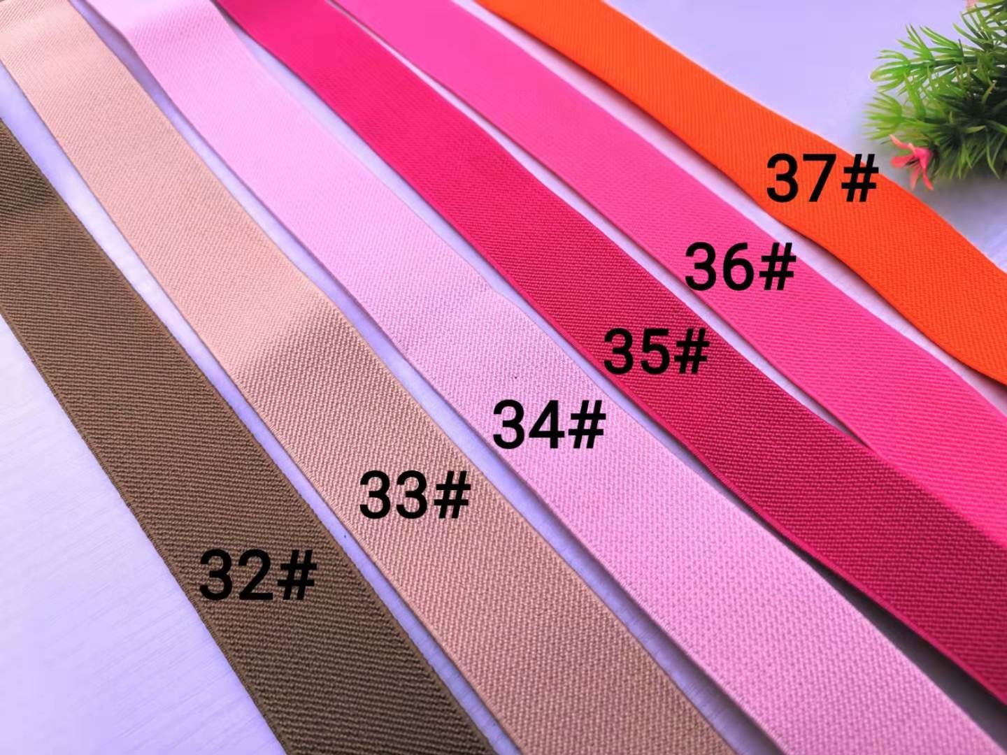 1-1/4 Inch30mm Wide Colored Double-side Twill Elastic Band, Elastic Trim,  Elastic Ribbon, Sewing Elastic,clothing Accessories-1 Yard 