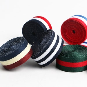 10mm wide  Colour striped ribbon, colour ribbon, DIY hem strip accessories 08# 10#  15#  18#