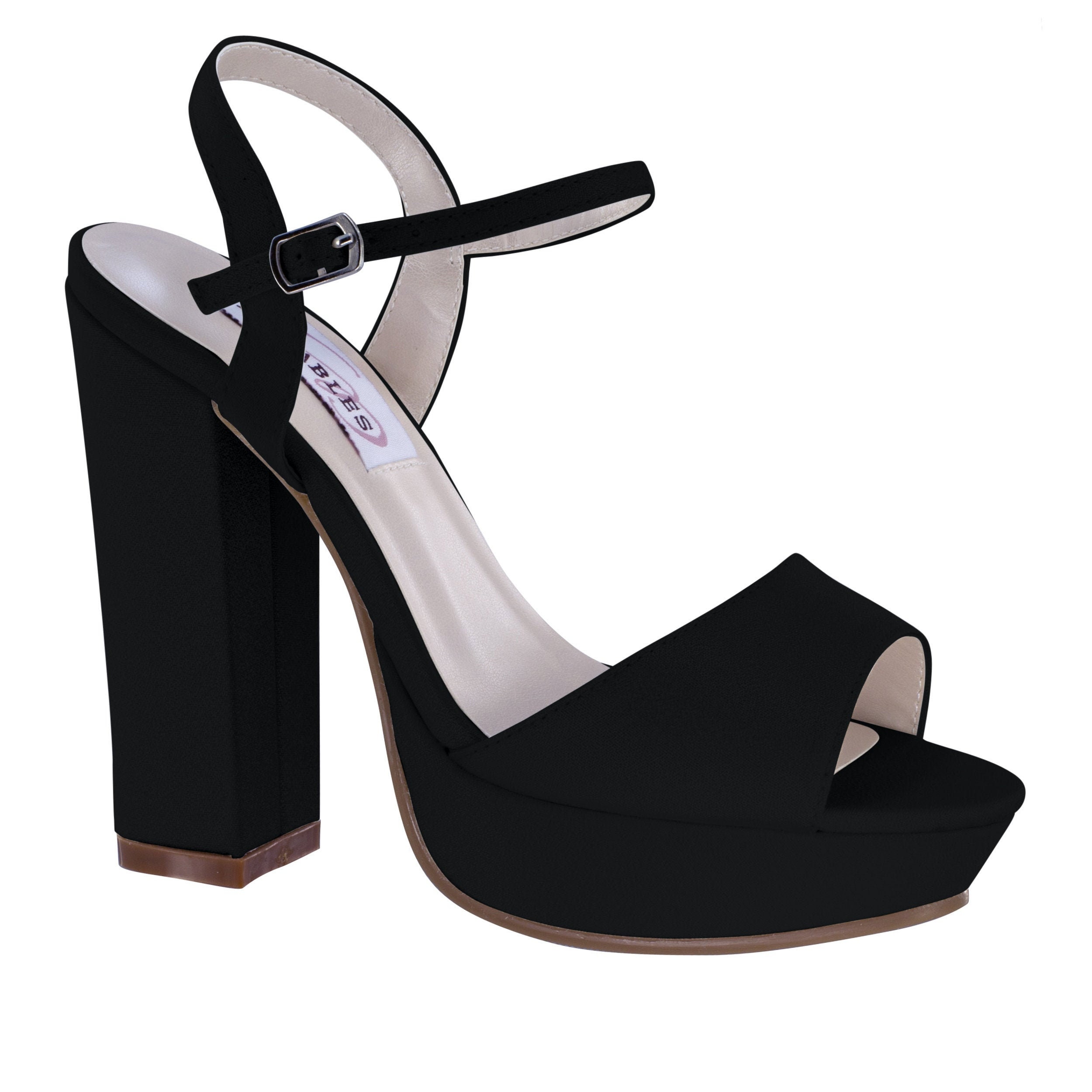 Black Evening Heels - Etsy