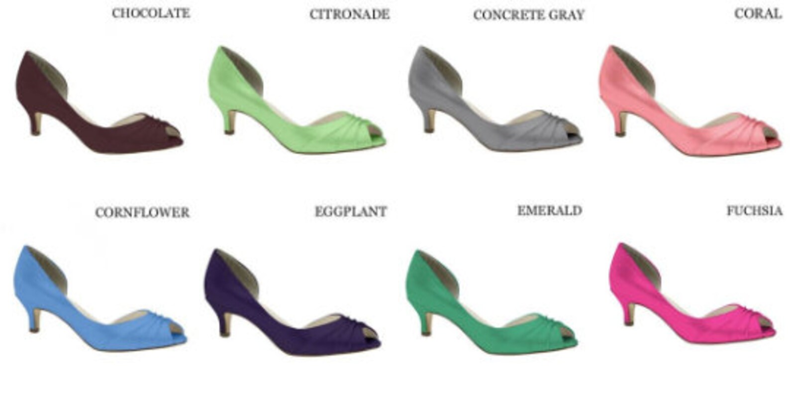 Satin Wedding Shoes dyed to match Bridesmaid shoe Mother of Etsy