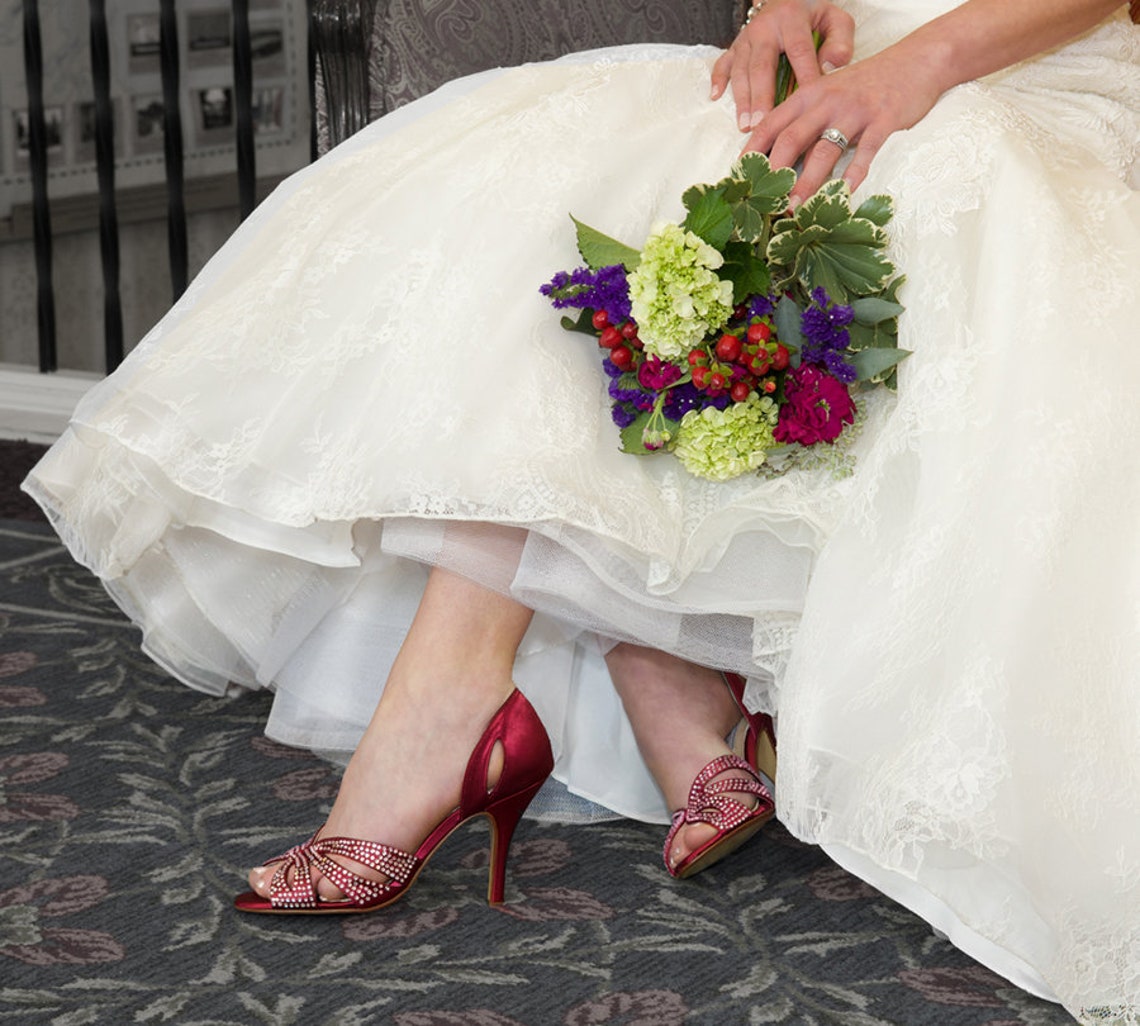custom dyed wedding shoes