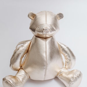 Teddy Bear Leather Design Backpack image 7