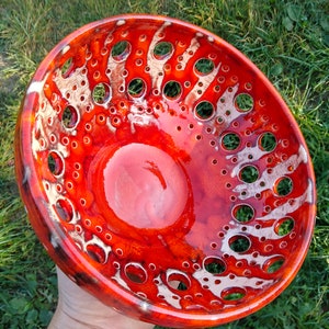 Kitchen decor fruit bowl planter bowl Handmade ceramic bowl Ceramic fruit bowl salad bowl present
