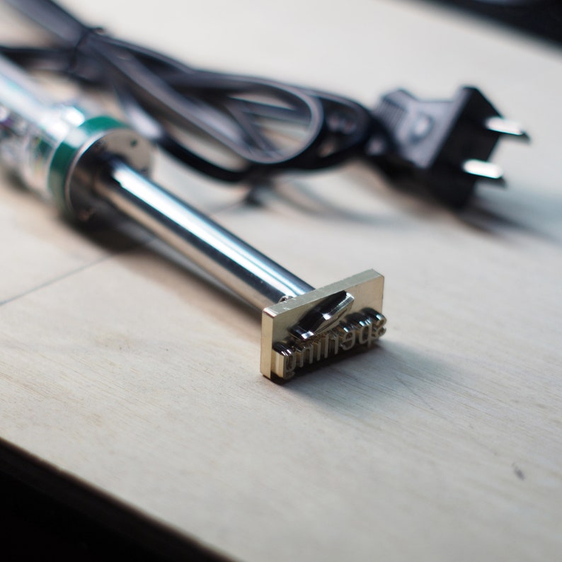 Leather Stamp Tool Heat Embosser Branding Iron Custom Leather Etsy