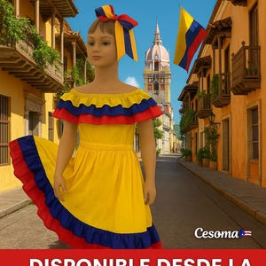 Traje Tipico Colombia Tallas Niñas