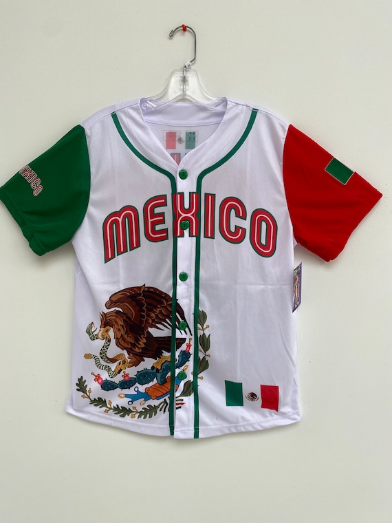 Mexico Majestic Green Baseball Jersey Fernando Valenzuela Mexico
