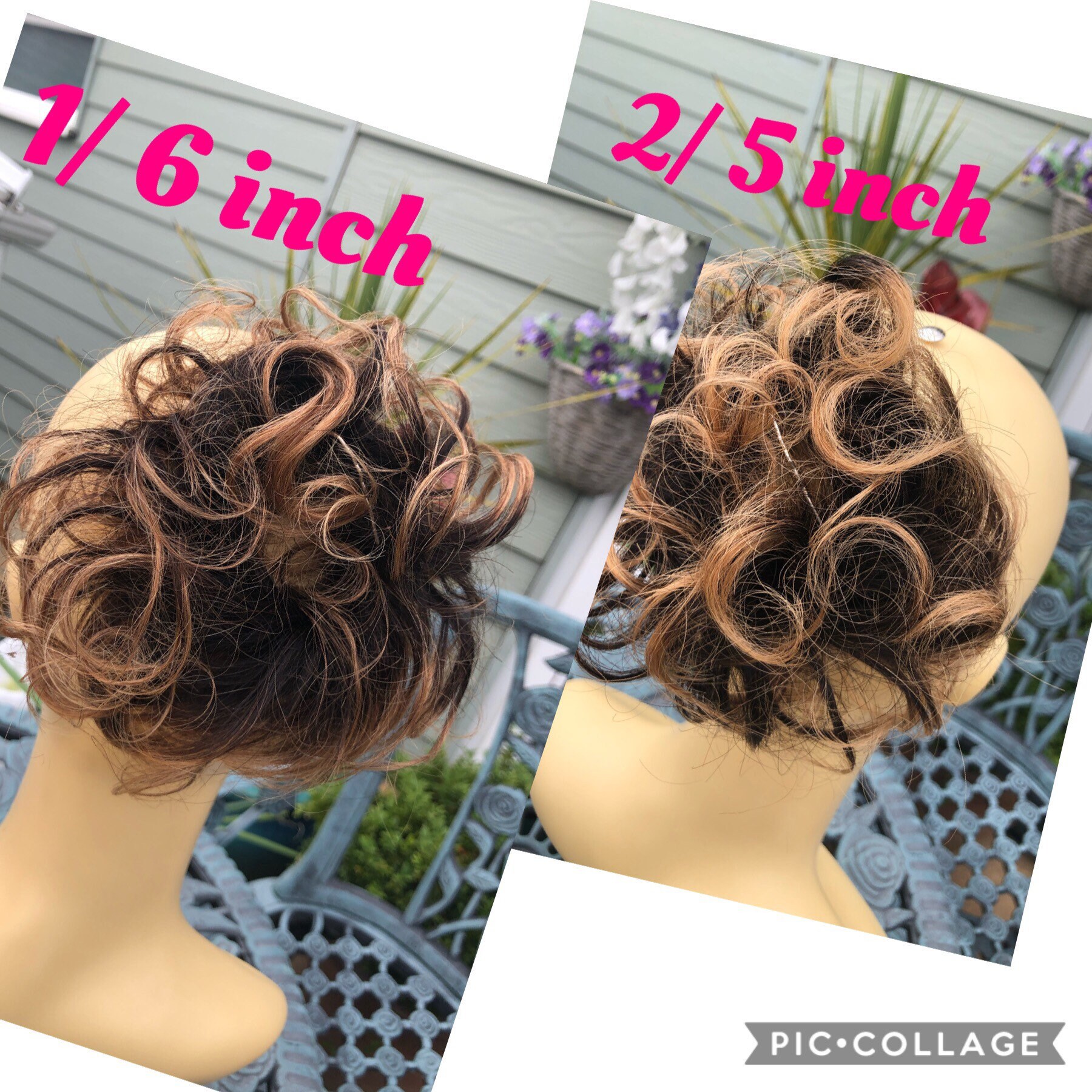 thick bun hair piece 5-6 inch