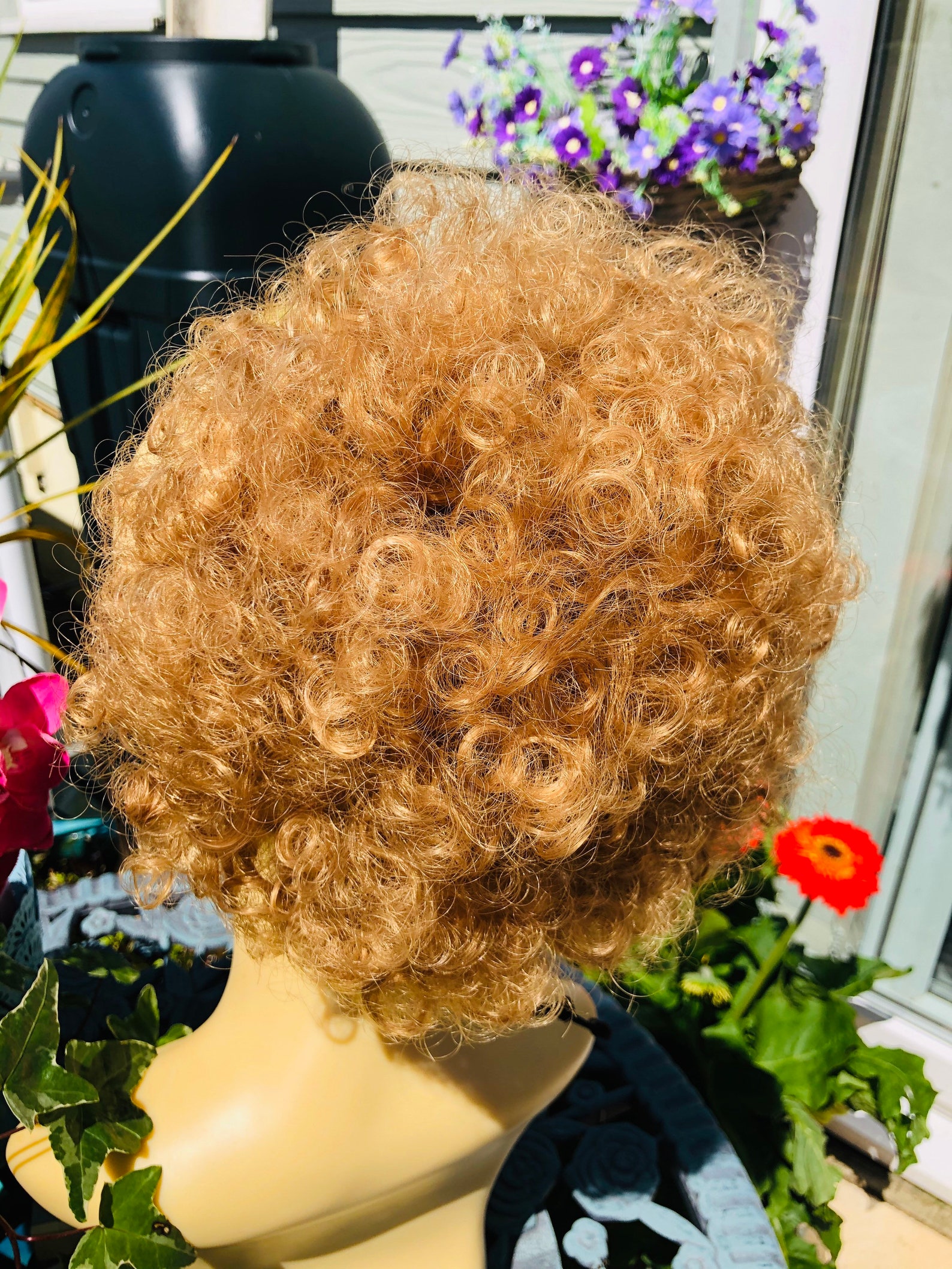 Authentic Large Afro Hair Extension Drawstring and Combs Etsy UK