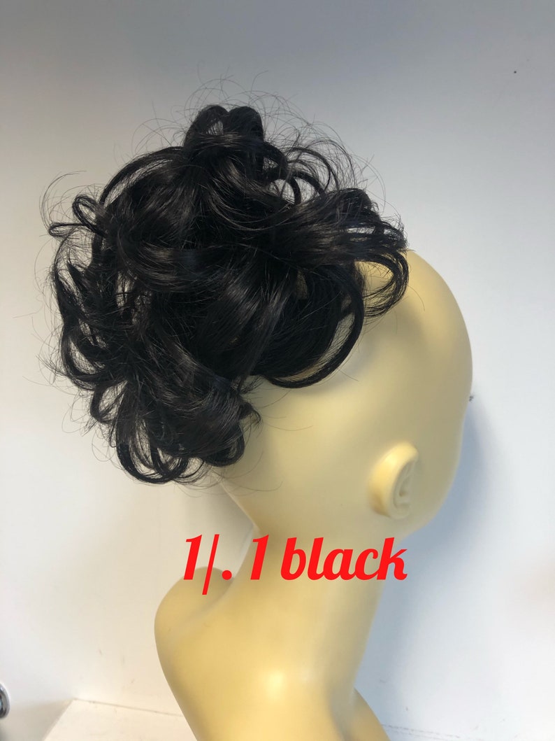 Curly clip in hairpiece on a wire wire twist and go 54 Etsy