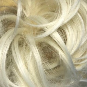 ライトブロンドのデラックスヘアシュシュエクステンション、ポニーテール、カーリーバンエクステンション（18/60）