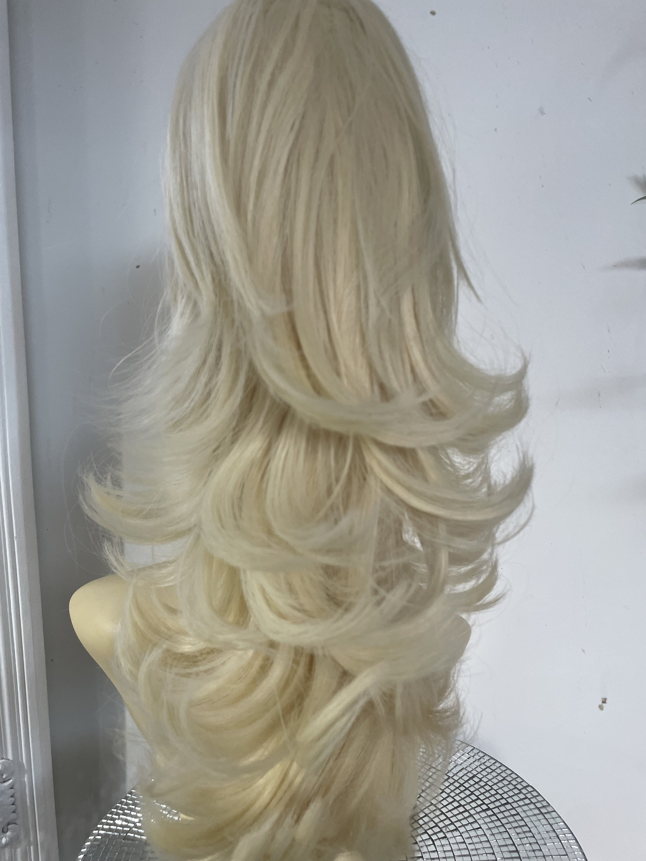 Extension Cheveux Synthétique Queue De Cheval Tressée - Longueur 19,69" - Blond Clair/cendré