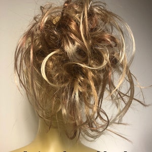 Synthetic hair Scrunchie extensions ponytail up do (4)