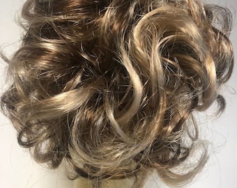 Synthetic hair Scrunchie extensions ponytail up do (3)