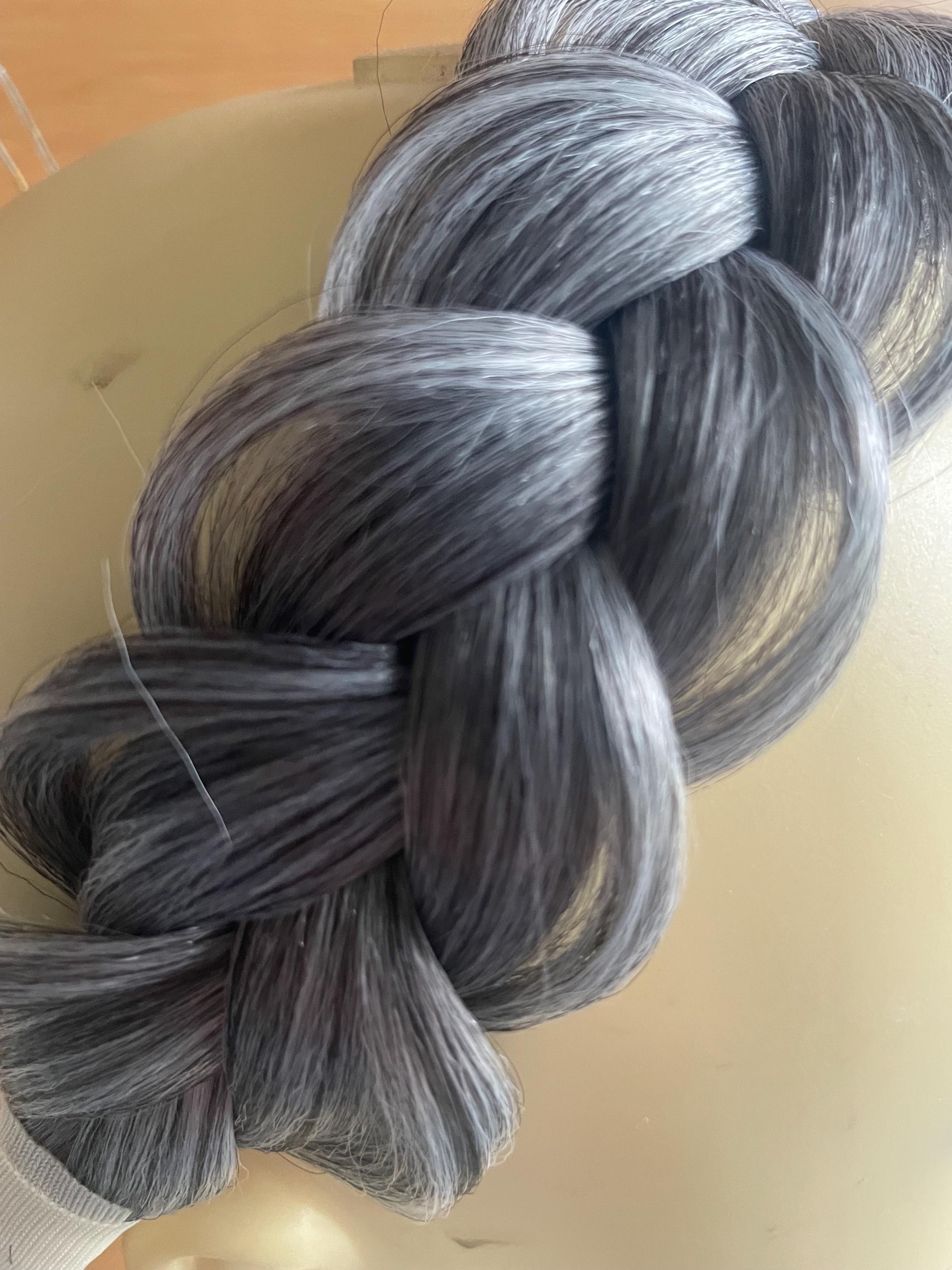Large Grey Silver Adjustable Headband in a Mixed Colour in