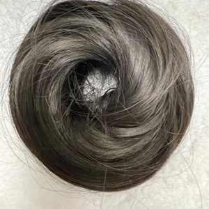 Authentic dark coloured  Hair  scrunchie hair tie extension ponytail (21/78)