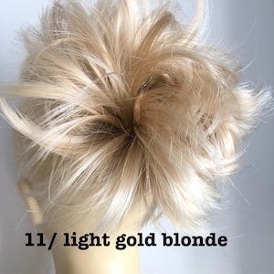 hair Scrunchies in different tones extensions ponytail easy up do