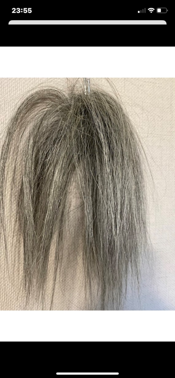 Chouchou Postiche Chignon Gris Synthétique Bouclé - Réf 17 En 51 - Neuf Avec étiquettes
