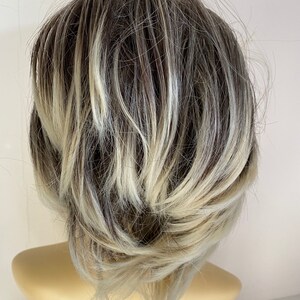 Extra Large Natural Hair Scrunchie, Creamy Bleached Tips