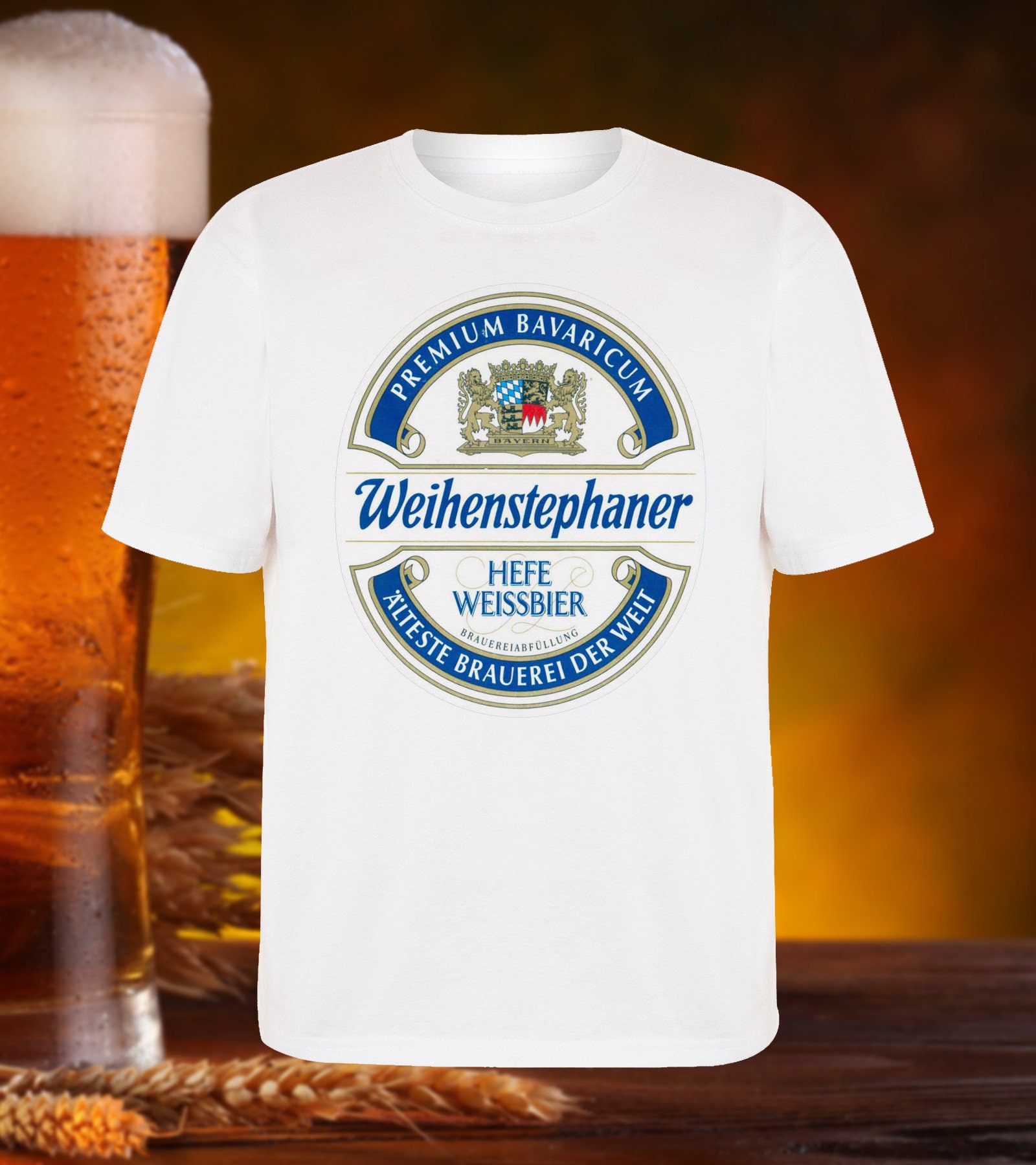 Weihenstephaner Beer T Shirt By Beer Planet Label Premium Etsy