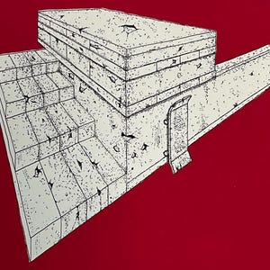 Brutalist Architecture Art Print – Modern Silkscreen Poster – Limited Edition Art Print – Concrete Poetry