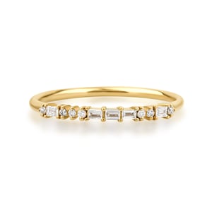 Anello con codice Morse personalizzato in oro massiccio 14K con diamanti/anello con nome in codice Morse/fede nuziale personalizzata/anello con messaggio segreto/anello in regalo per lei