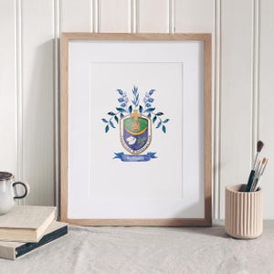 Roscommon GAA Crest - Made in Ireland - Irish Design - Fine Art Print - Gaelic Football - Hurling
