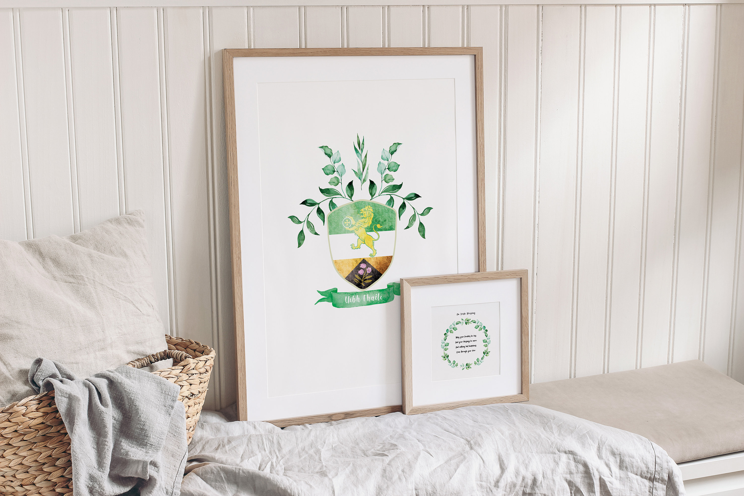 32 Irish County Coat of Arms - County Crest - Family Crest - 32 Counties of Ireland Available - Made in Ireland - Irish Design