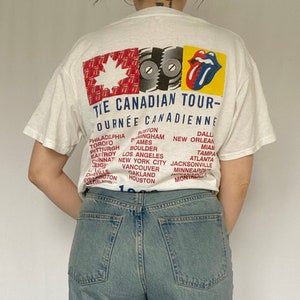 レビューの多い高評価商品特集！ 1989 Canada Etsy - Stones T Tour Tシャツ