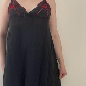 True Vintage Sheer Black Negligée/Slip Dress