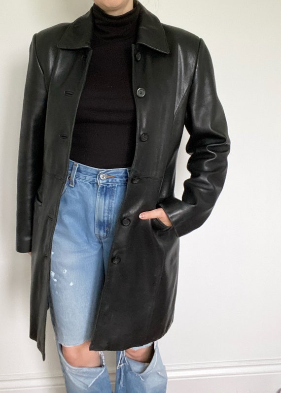 Vintage Black Danier Leather Jacket