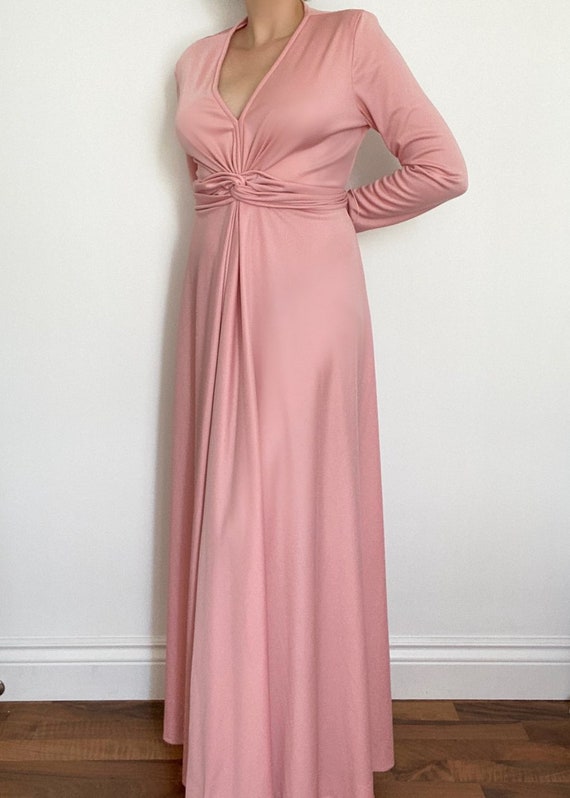 1970’s Blush Pink Maxi Dress