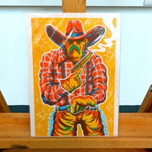 HOWDY! - A4 Risograph Print