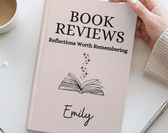 Book Reviews Journal Personalized Book Lover Journal Book Club Gift Custom Name Reading Journal for Book Lovers Bookish Gift For Her