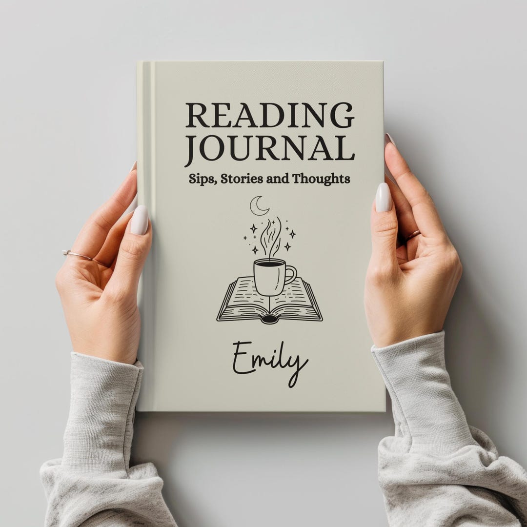 Personalized Book Lover Journal Book Club Gift Custom Name Reading ...