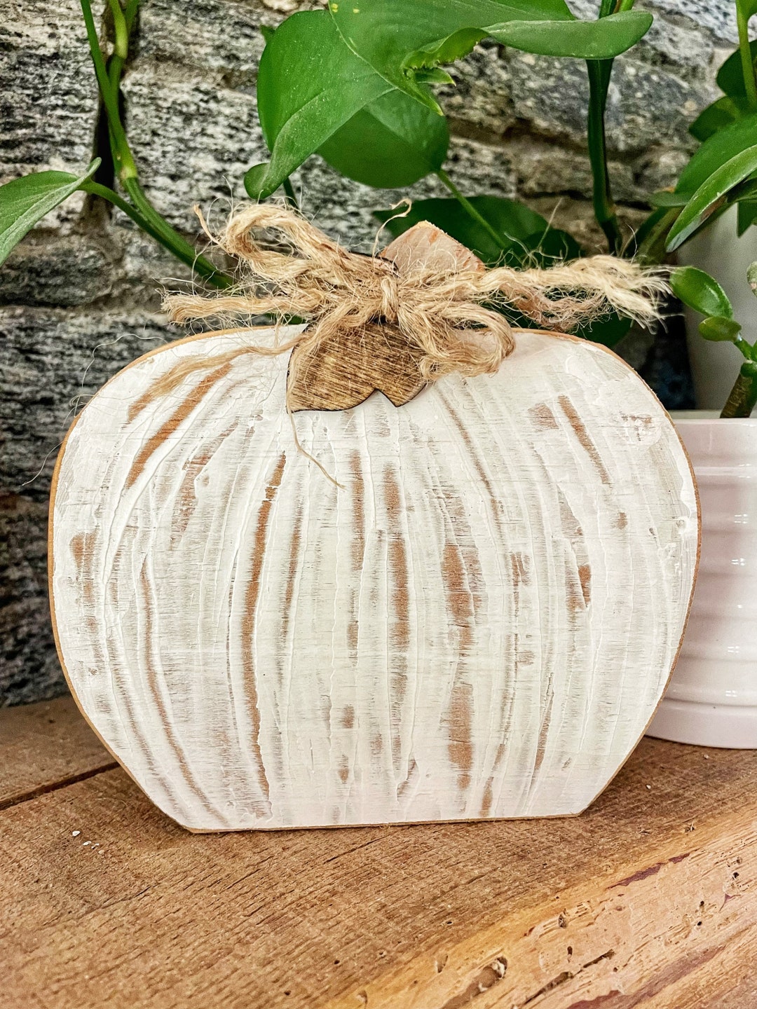 Handmade Wooden Pumpkin | Pumpkin Decor | Wood Pumpkin Decor | Fall ...