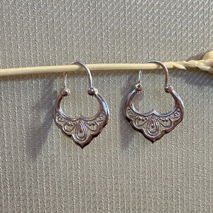Ukrainian Silver Earrings | Ethnic Antique Jewelry main image 1