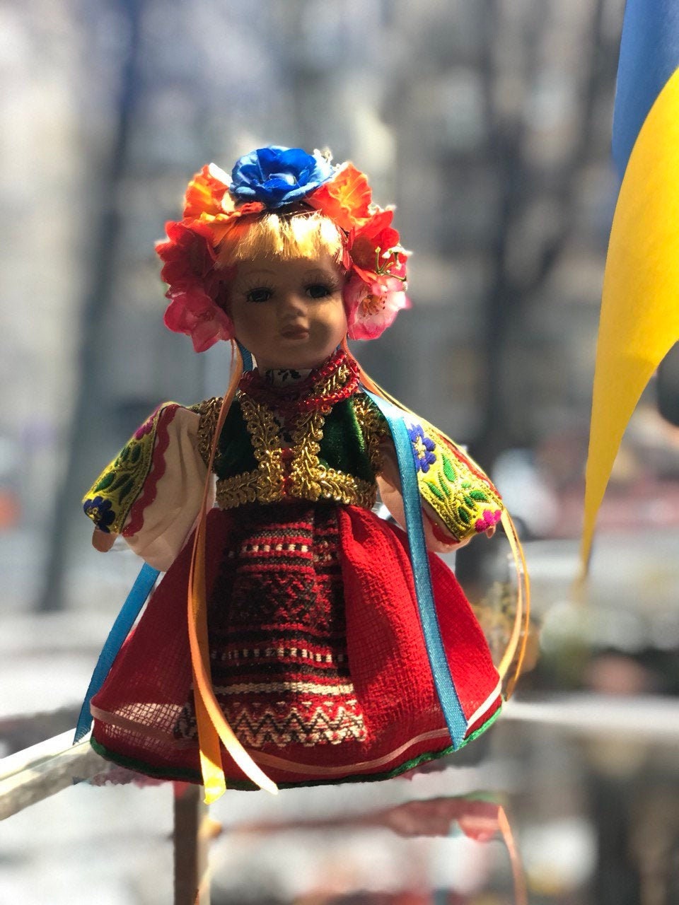 Ukrainian doll with tresses porcelain doll Ukraine gift Hand Etsy