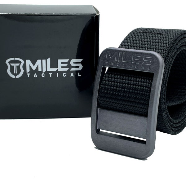 Miles Tactical Nylon Belt with Aluminum Metal Buckle