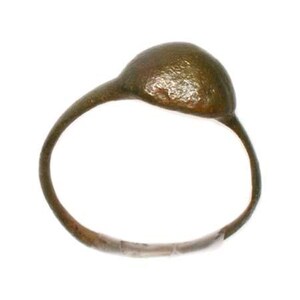 Genuine Ancient Ring Ancient Roman Ring, Roman Empire Jewelry Provincial Pannonia Elegant Ring, Byzantine Bronze Ring One of a Kind #57722